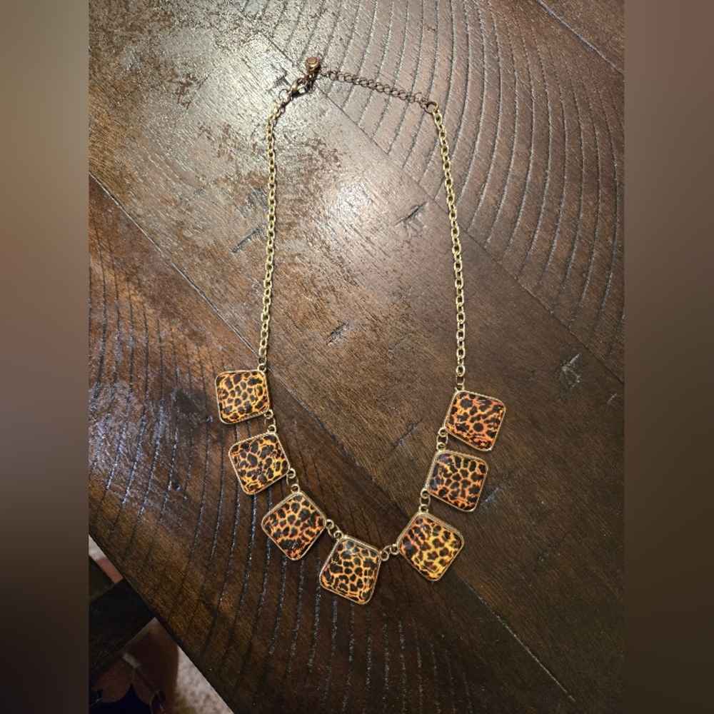 Leopard Animal Print Chain Necklace